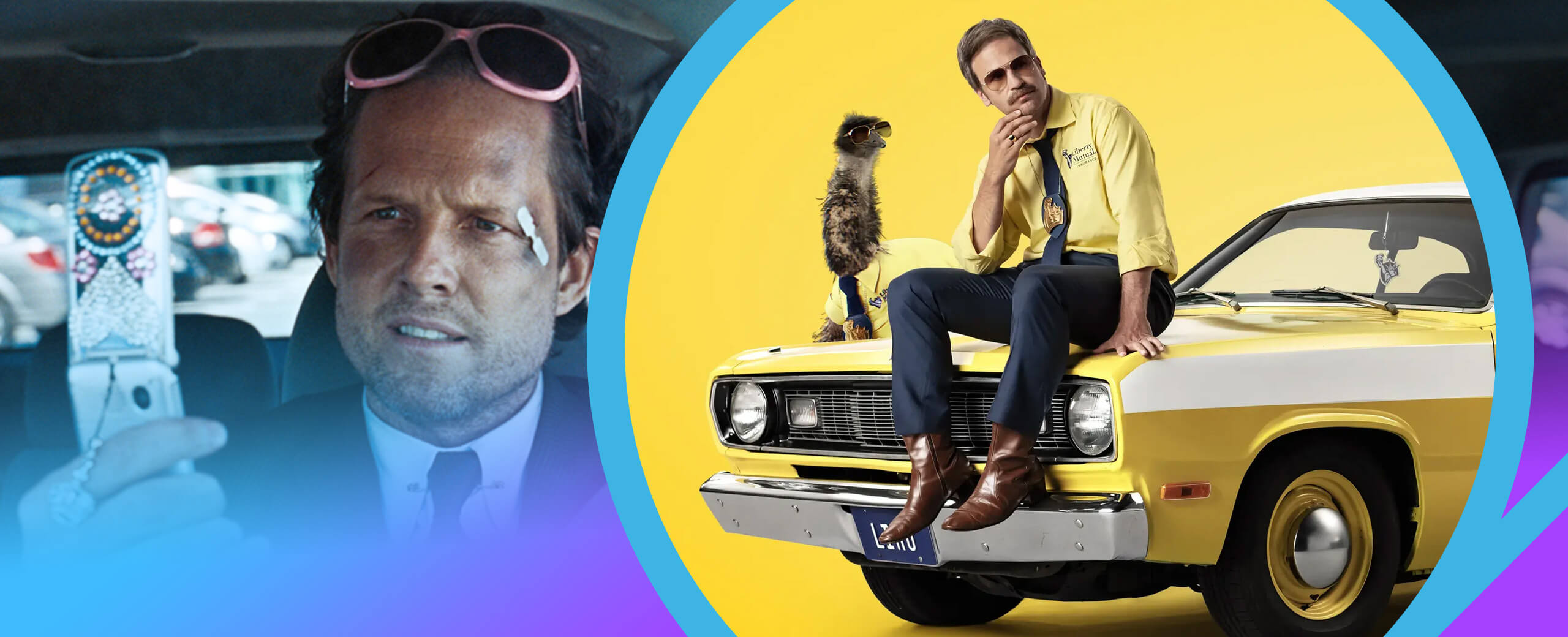 Ad performance of insurance mascots - Liberty Mutual and Allstate